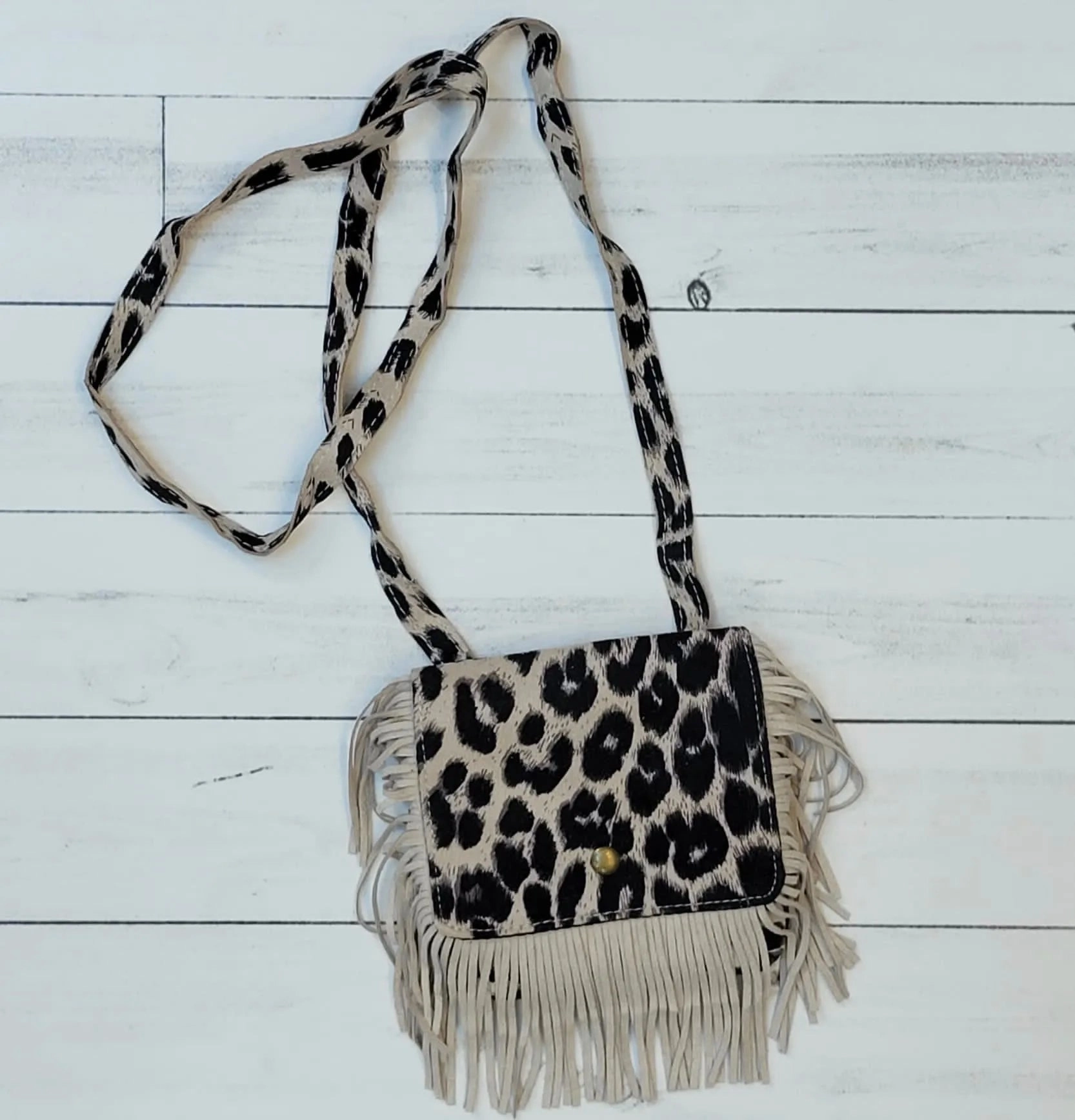 Taupe Suede Purse