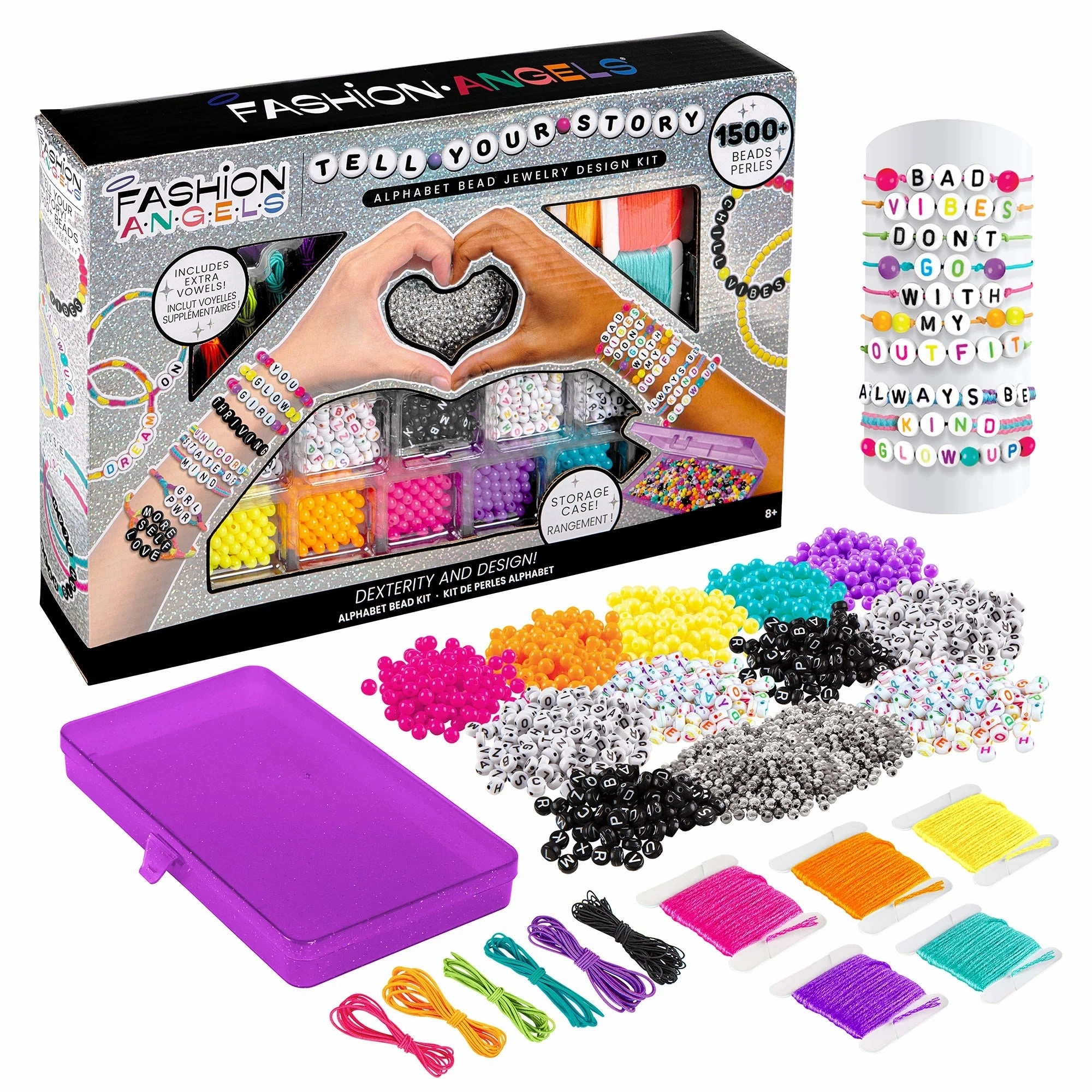 Tell Your Story Alphabet Bead Jewelry Design Kit