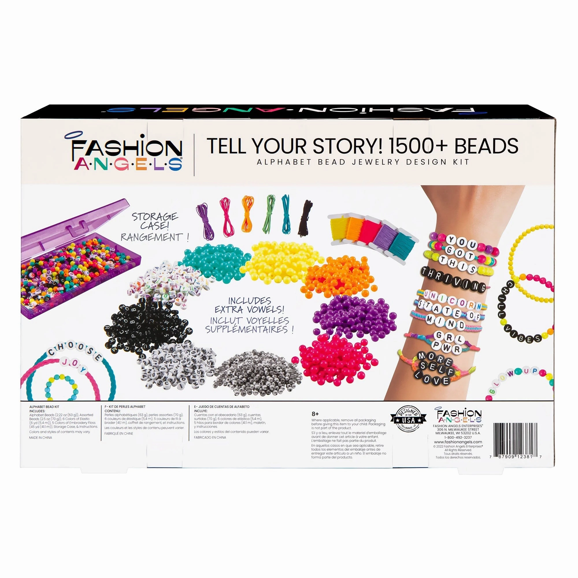 Tell Your Story Alphabet Bead Jewelry Design Kit
