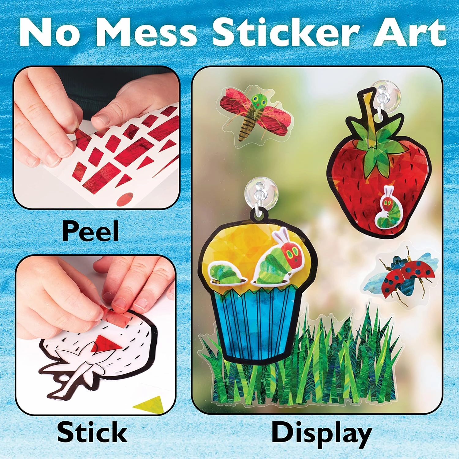 The Very Hungry Caterpillar Sticker Suncatchers