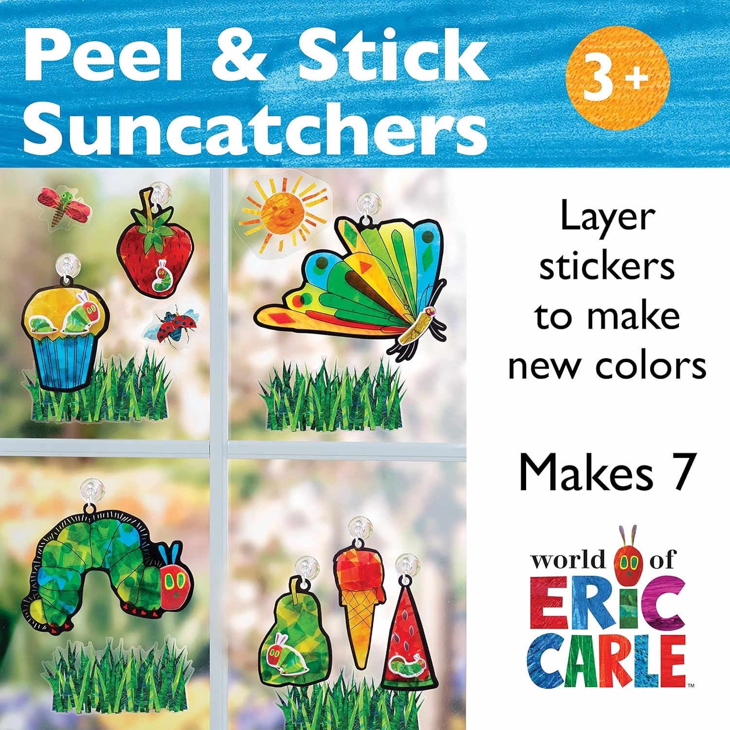 The Very Hungry Caterpillar Sticker Suncatchers
