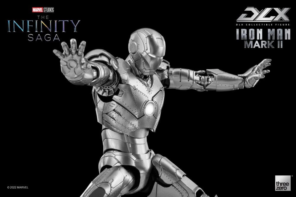 ThreeZero 1/12 Avengers: Infinity Saga Iron Man Mark II 2 DLX Scale Figure