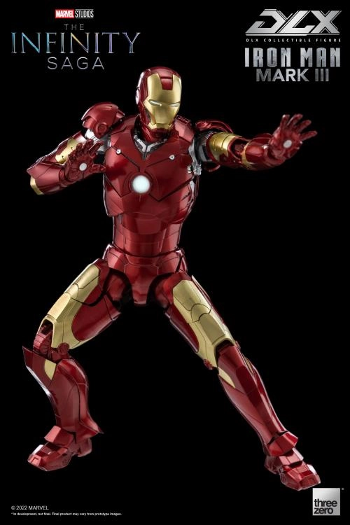 ThreeZero 1/12 Avengers: Infinity Saga Iron Man Mark III 3 DLX Scale Figure