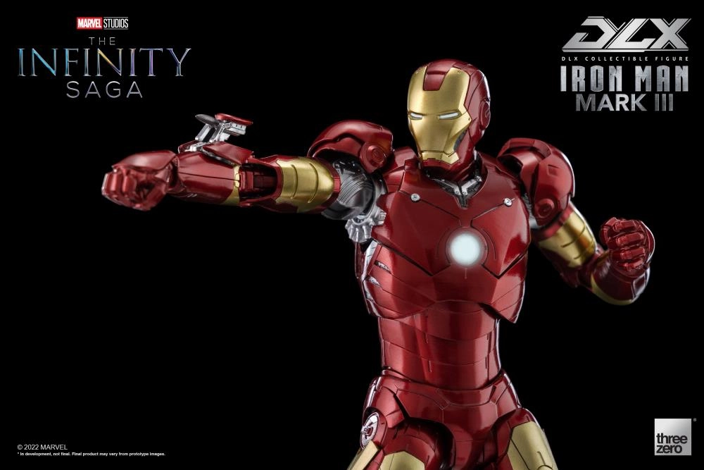 ThreeZero 1/12 Avengers: Infinity Saga Iron Man Mark III 3 DLX Scale Figure