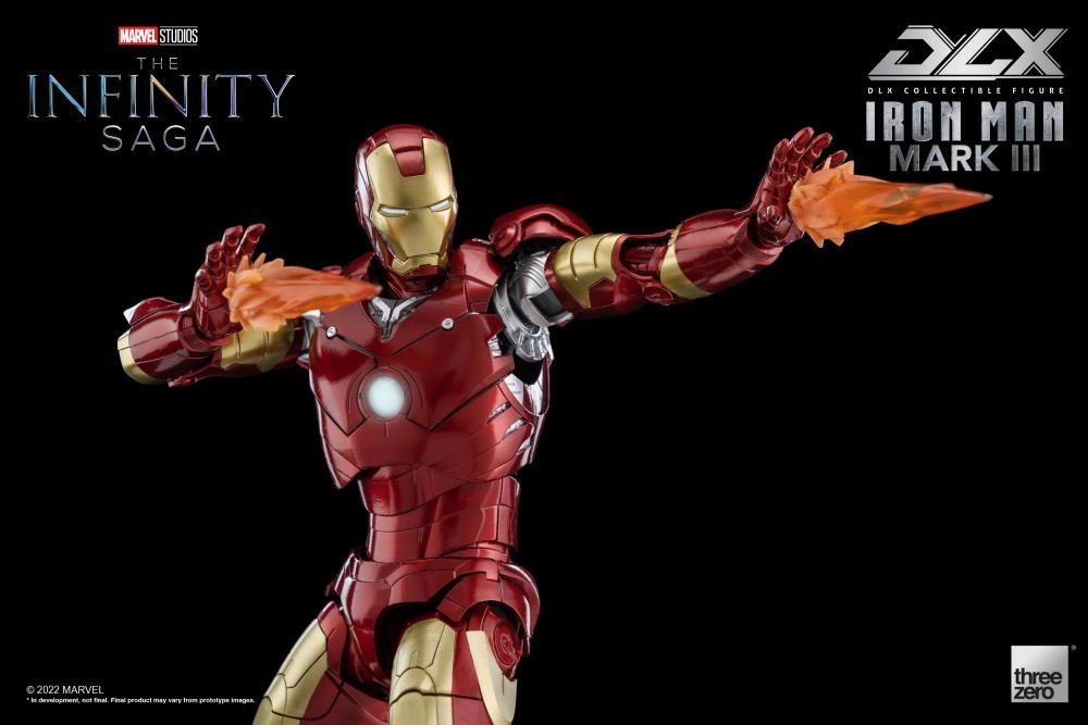 ThreeZero 1/12 Avengers: Infinity Saga Iron Man Mark III 3 DLX Scale Figure