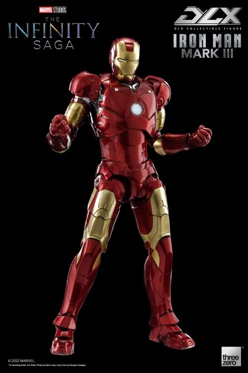 ThreeZero 1/12 Avengers: Infinity Saga Iron Man Mark III 3 DLX Scale Figure