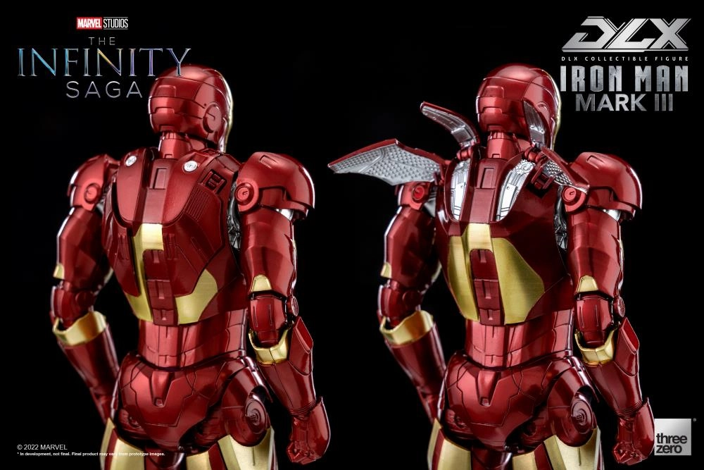 ThreeZero 1/12 Avengers: Infinity Saga Iron Man Mark III 3 DLX Scale Figure