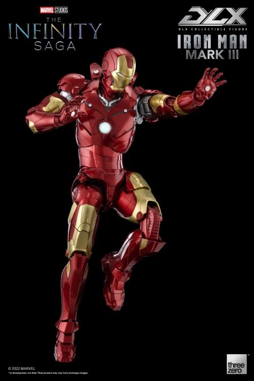 ThreeZero 1/12 Avengers: Infinity Saga Iron Man Mark III 3 DLX Scale Figure