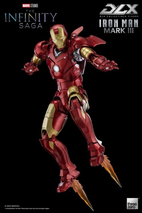 ThreeZero 1/12 Avengers: Infinity Saga Iron Man Mark III 3 DLX Scale Figure