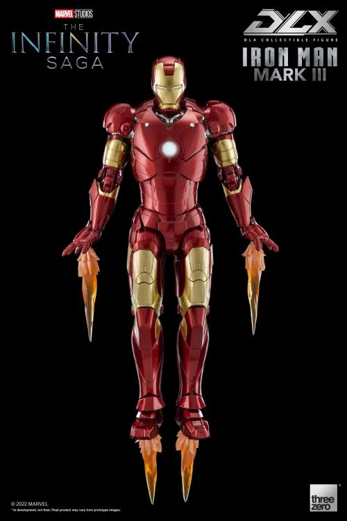 ThreeZero 1/12 Avengers: Infinity Saga Iron Man Mark III 3 DLX Scale Figure