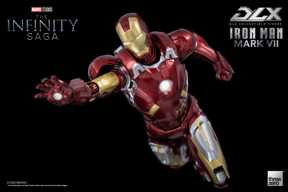 ThreeZero 1/12 Avengers: Infinity Saga Iron Man Mark VII 7 DLX Scale Figure