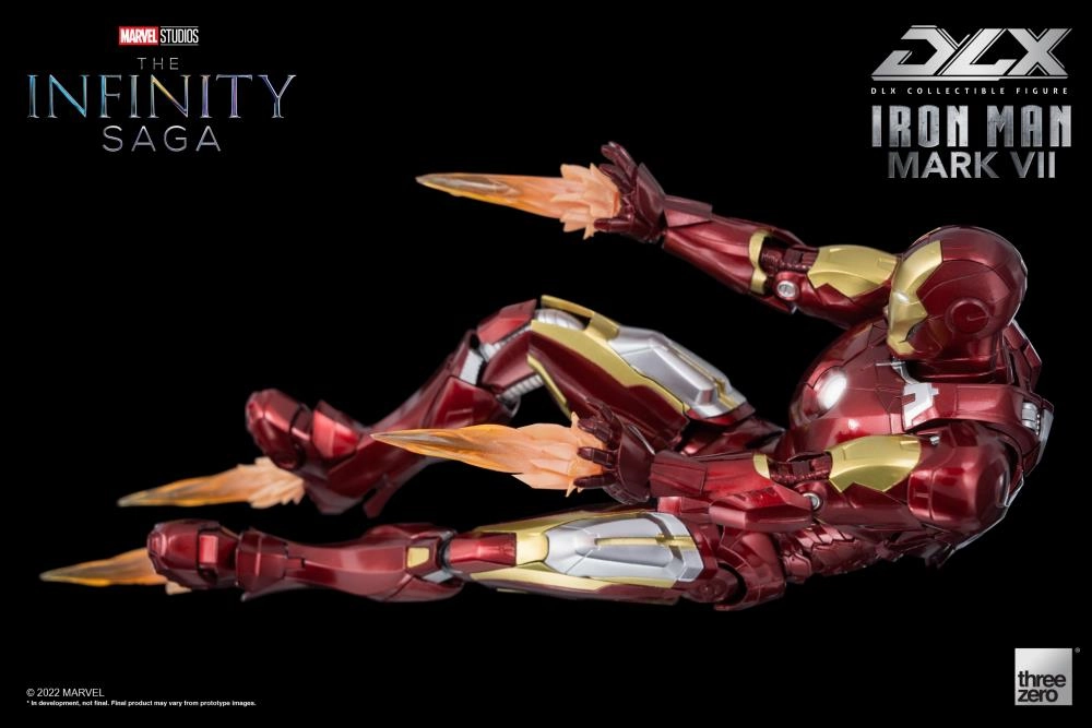ThreeZero 1/12 Avengers: Infinity Saga Iron Man Mark VII 7 DLX Scale Figure