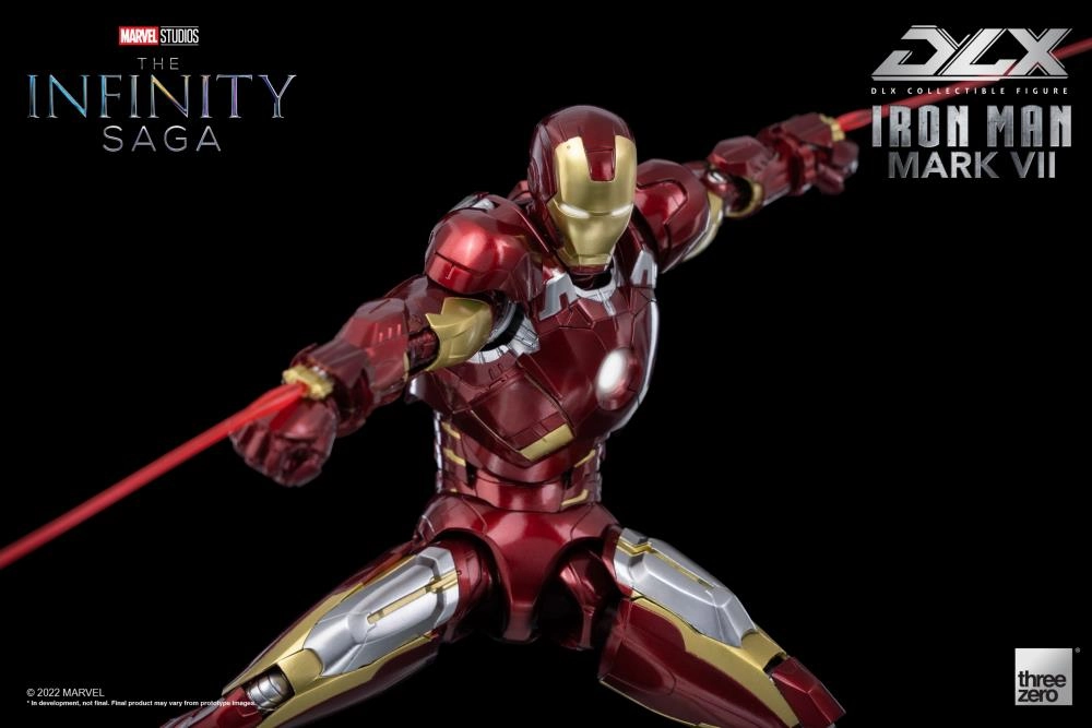ThreeZero 1/12 Avengers: Infinity Saga Iron Man Mark VII 7 DLX Scale Figure