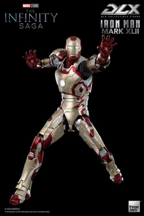 ThreeZero 1/12 Avengers: Infinity Saga Iron Man Mark XLII 42 DLX Scale Figure