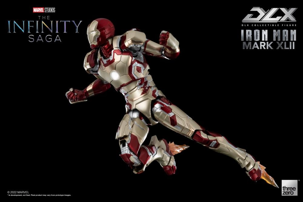 ThreeZero 1/12 Avengers: Infinity Saga Iron Man Mark XLII 42 DLX Scale Figure