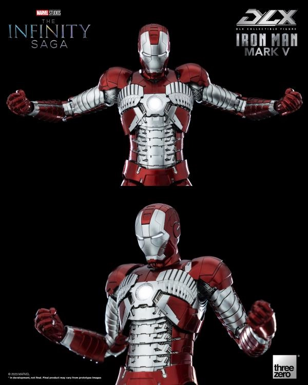 ThreeZero 1/12 Avengers: The Infinity Saga Iron Man Mark V 5 DLX Action Figure