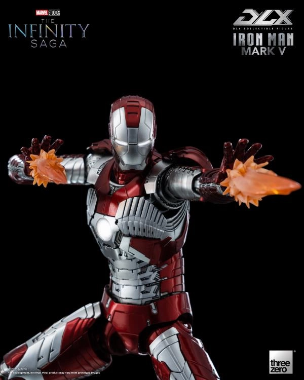 ThreeZero 1/12 Avengers: The Infinity Saga Iron Man Mark V 5 DLX Action Figure