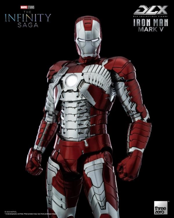 ThreeZero 1/12 Avengers: The Infinity Saga Iron Man Mark V 5 DLX Action Figure