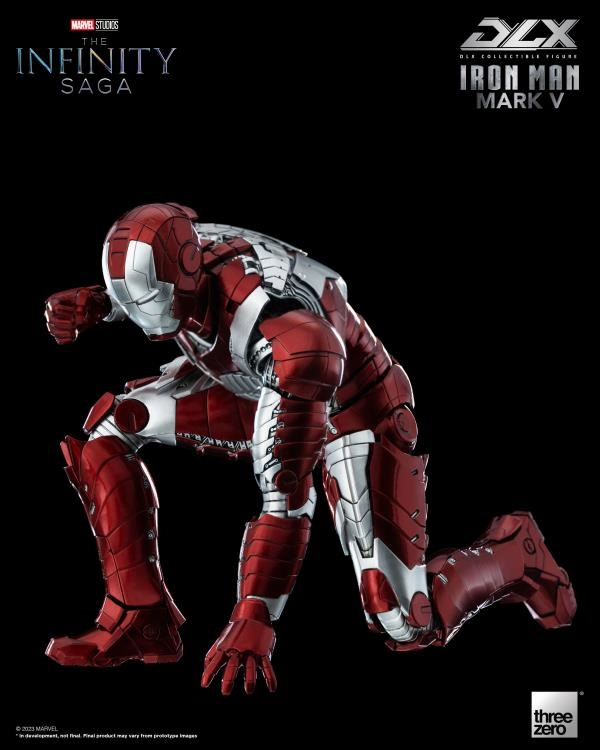 ThreeZero 1/12 Avengers: The Infinity Saga Iron Man Mark V 5 DLX Action Figure