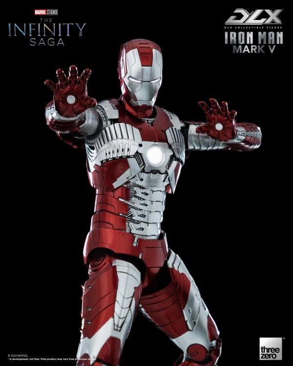 ThreeZero 1/12 Avengers: The Infinity Saga Iron Man Mark V 5 DLX Action Figure