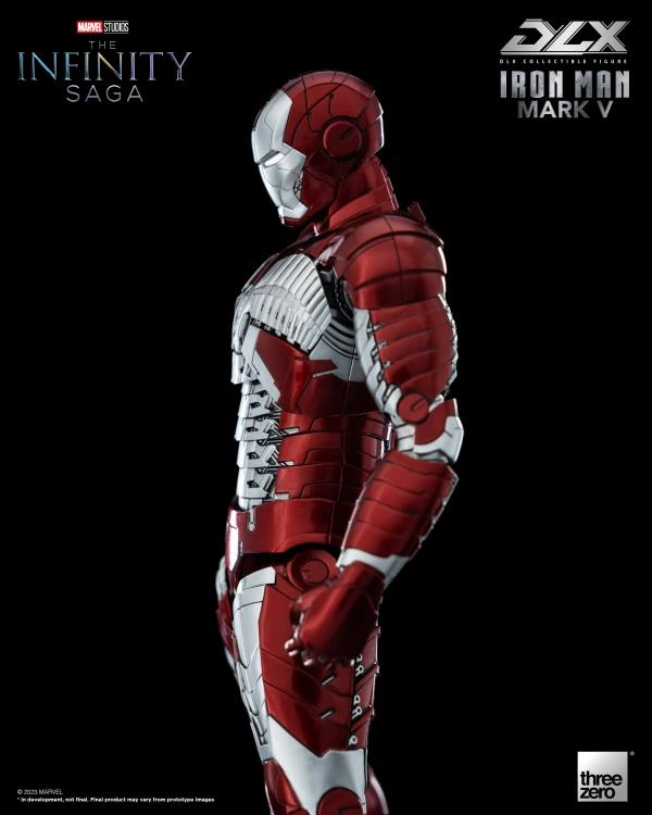 ThreeZero 1/12 Avengers: The Infinity Saga Iron Man Mark V 5 DLX Action Figure