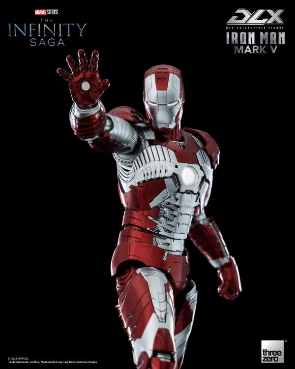 ThreeZero 1/12 Avengers: The Infinity Saga Iron Man Mark V 5 DLX Action Figure