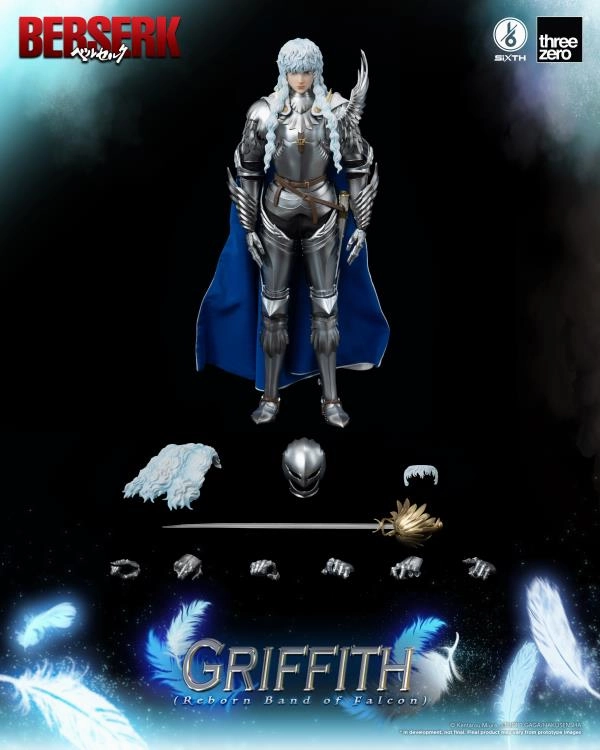 ThreeZero 1/6 Berserk Griffith (Reborn Band of Falcon Ver.) Action Figure