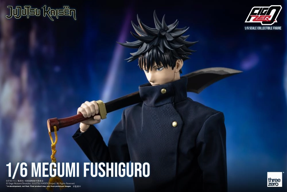 ThreeZero FigZero 1/6 Jujutsu Kaisen Megumi Fushiguro Scale Action Figure