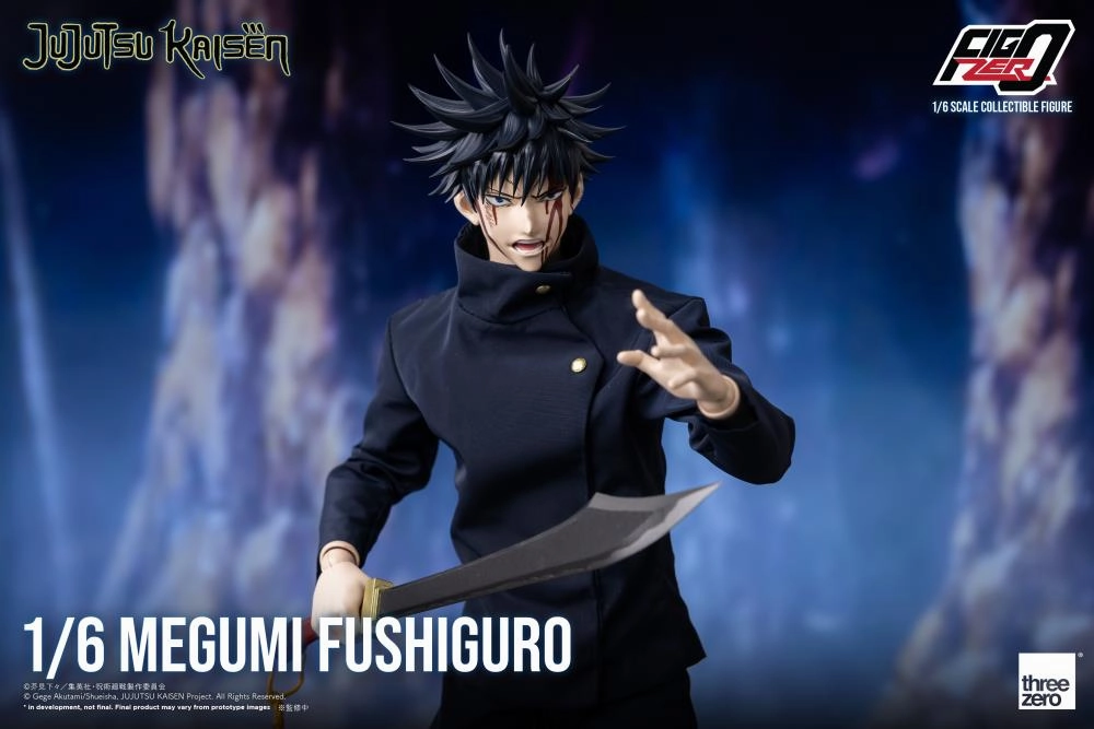 ThreeZero FigZero 1/6 Jujutsu Kaisen Megumi Fushiguro Scale Action Figure