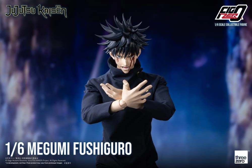 ThreeZero FigZero 1/6 Jujutsu Kaisen Megumi Fushiguro Scale Action Figure