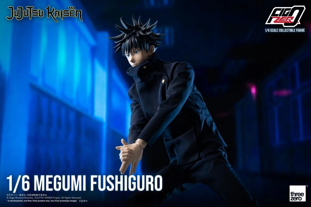 ThreeZero FigZero 1/6 Jujutsu Kaisen Megumi Fushiguro Scale Action Figure
