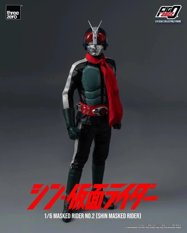 ThreeZero FigZero 1/6 Shin Kamen Rider Masked Rider No. 2 Scale Figure