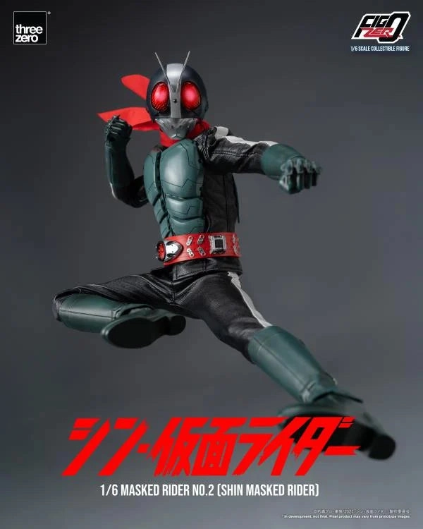 ThreeZero FigZero 1/6 Shin Kamen Rider Masked Rider No. 2 Scale Figure