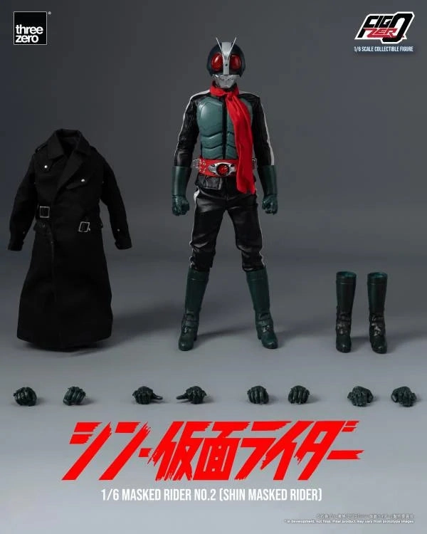ThreeZero FigZero 1/6 Shin Kamen Rider Masked Rider No. 2 Scale Figure