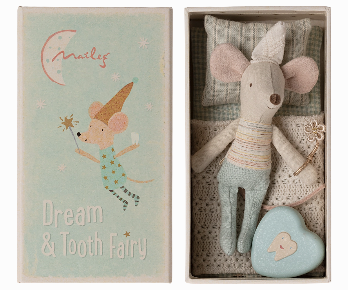 Tooth Fairy Mouse, Little Brother In Matchbox