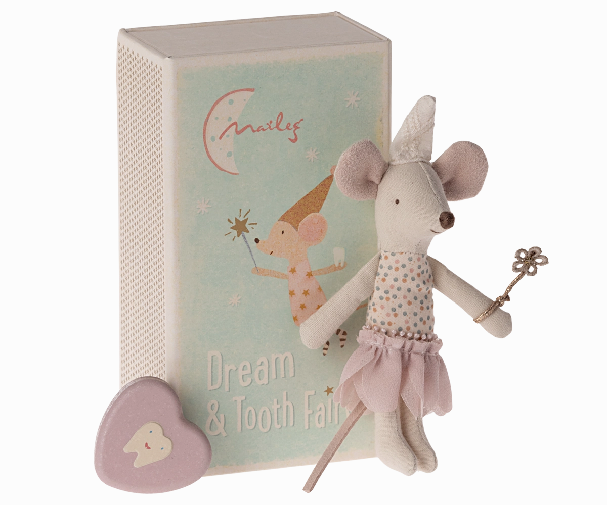 Tooth Fairy Mouse, Little Sister In Matchbox