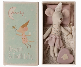 Tooth Fairy Mouse, Little Sister In Matchbox