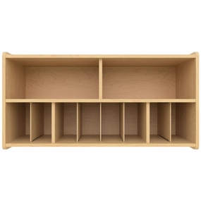 Tot Mate Maple Colored Overhead Wall Storage