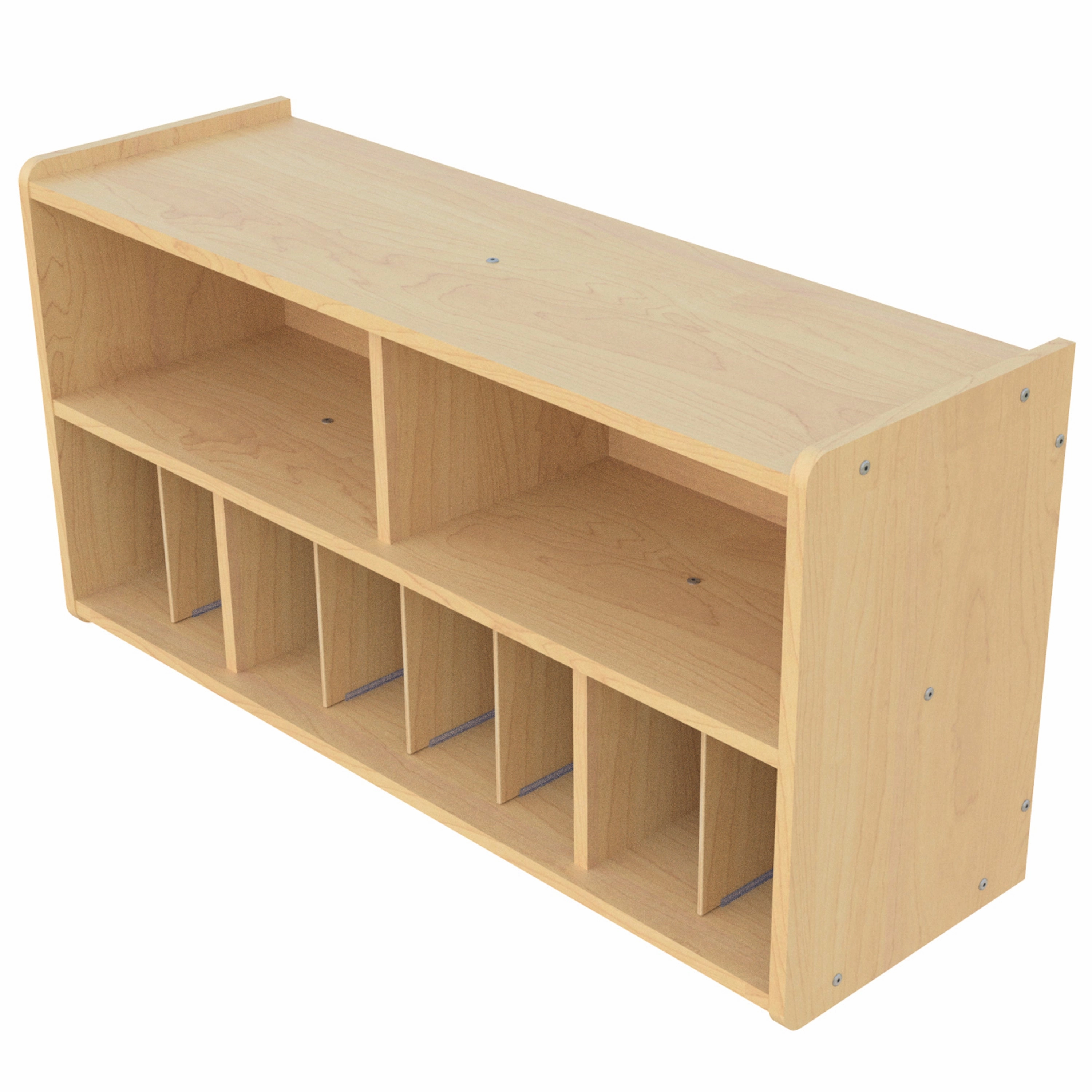 Tot Mate Maple Colored Overhead Wall Storage
