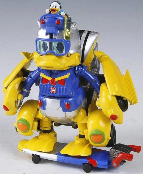 Transformers Disney Label Donald Duck Color Version