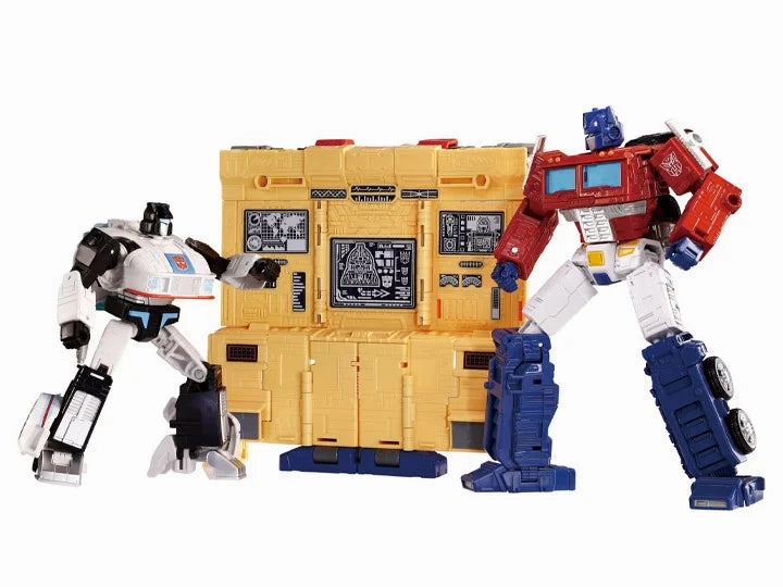 Transformers Dramatic Capture Series - Autobot Headquarters Three-Pack (Optimus Prime, Jazz, Mainframe)