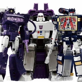 Transformers Dramatic Capture Series - Nemesis Bridge Three-Pack (Megatron, Soundwave, Shockwave)