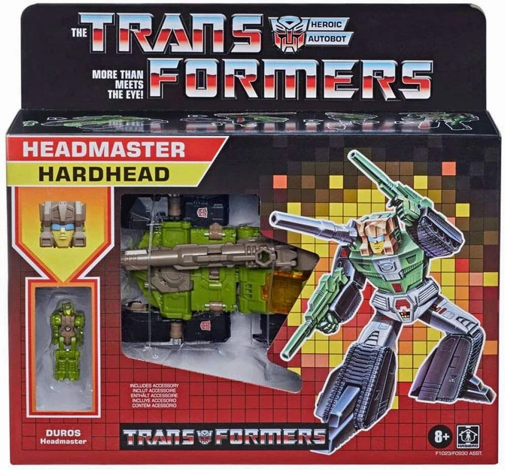 Transformers G1 Retro Deluxe Headmaster Hardhead Action Figure
