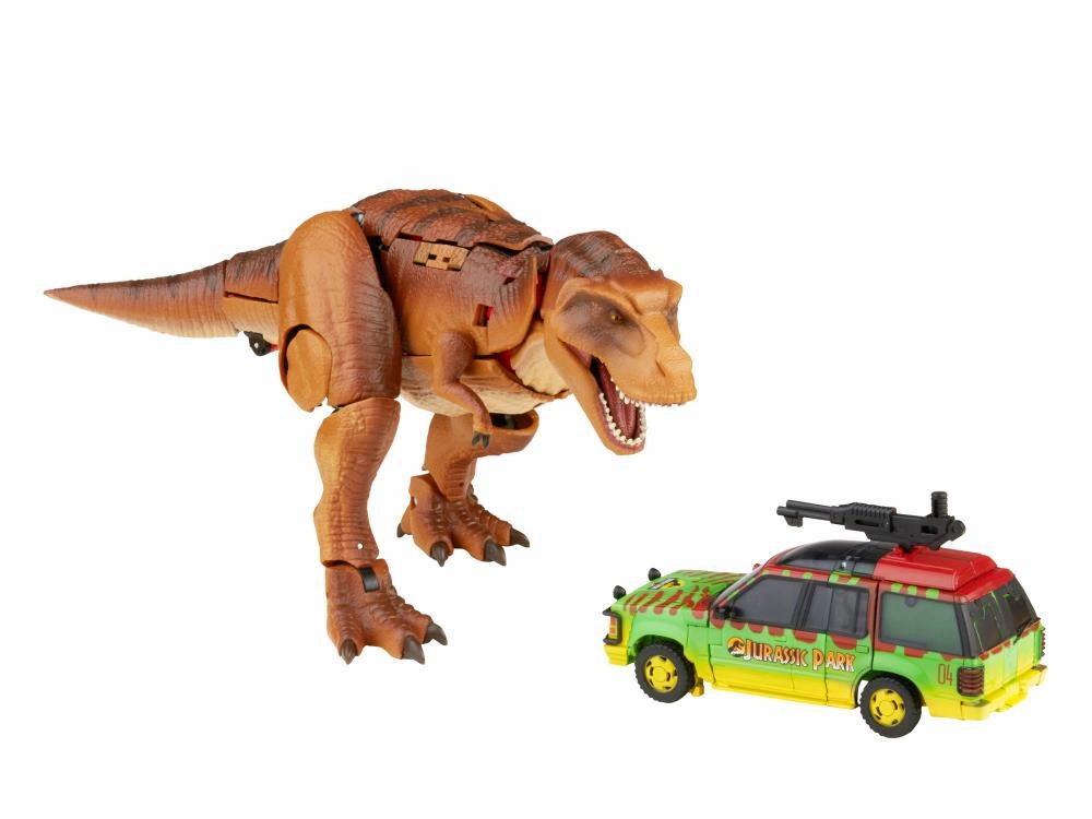 Transformers Generations Collaborative Jurassic Park Mash-Up Tyrannocon Rex and JP93 Two-Pack Action Figure