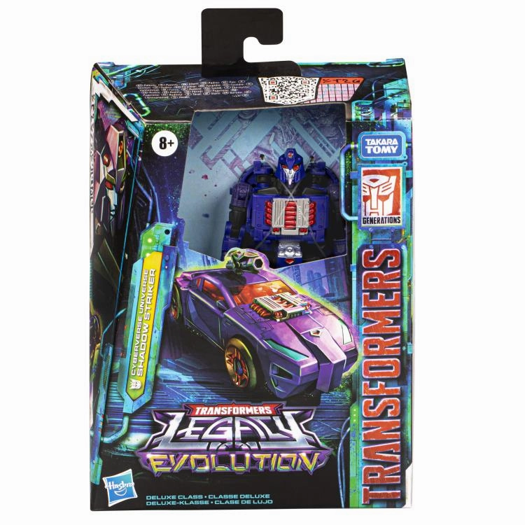 Transformers Generations Legacy Evolution Deluxe Class Cyberverse Universe Shadow Striker Action Figure
