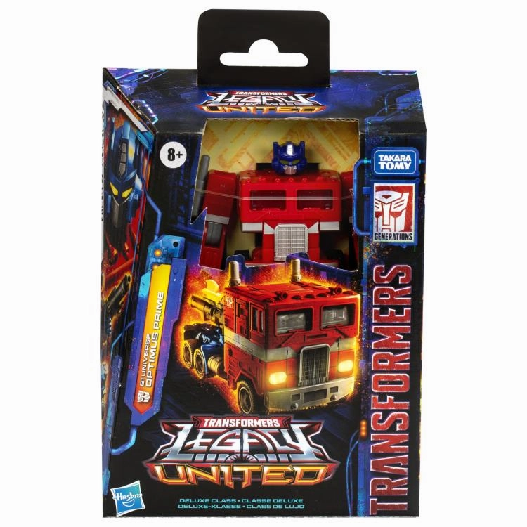 Transformers Generations Legacy United Deluxe Class G1 Universe Optimus Prime Action Figure