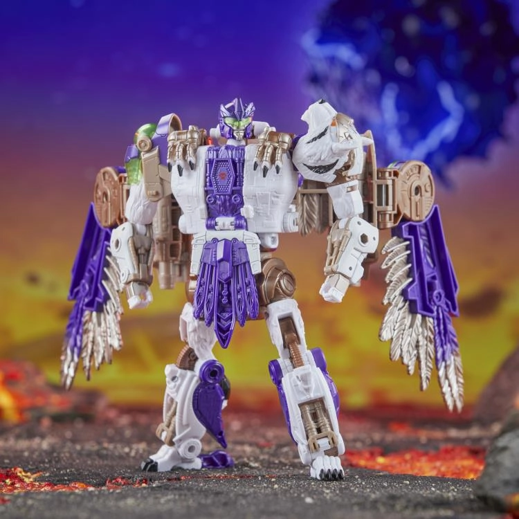 Transformers Generations Legacy United Leader Class Beast Wars Universe Tigerhawk Action Figure