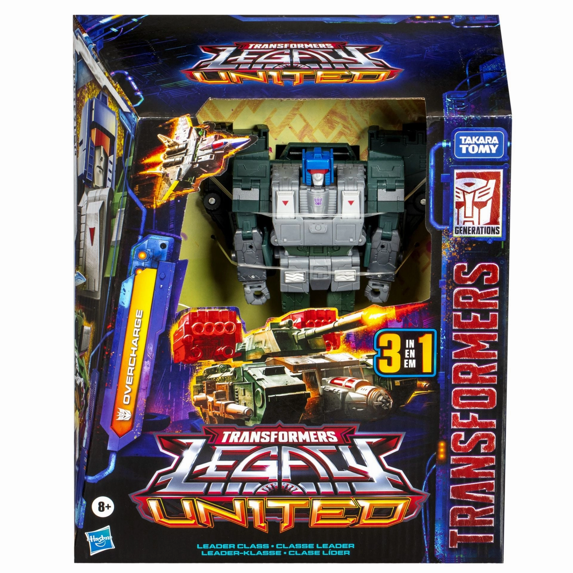 Transformers Generations Legacy United Leader Class Overcharge Action Figure