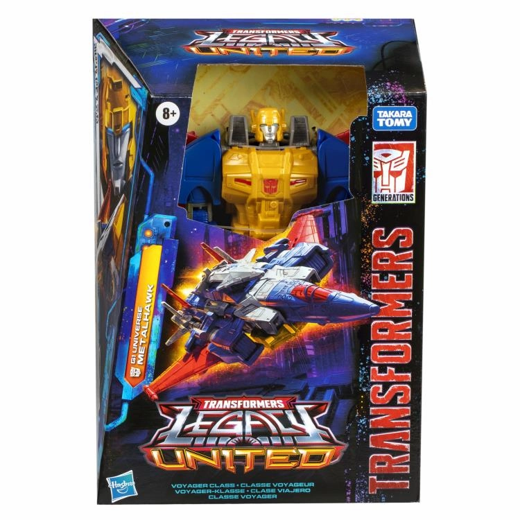 Transformers Generations Legacy United Voyager Class G1 Universe Metalhawk Action Figure