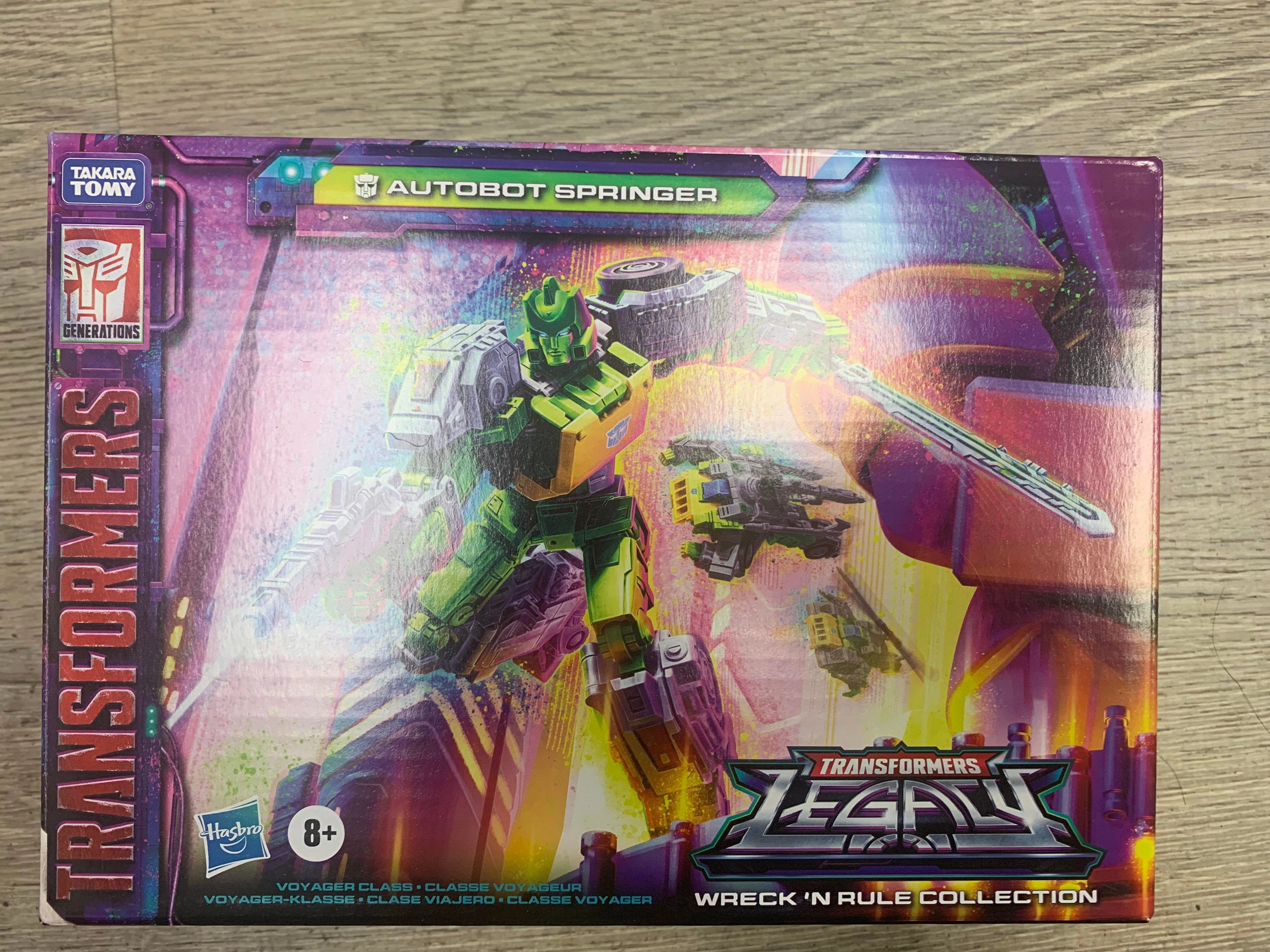 Transformers Generations Legacy Wreck 'N Rule Voyager Class Autobot Springer Action Figure